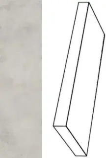 Ступени 620070001258 Millenium Silver угловая правая 33x60