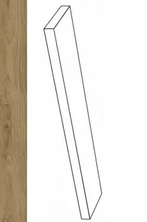 Ступени 620070001212 Ступень Лофт Оак угловая левая 33х160