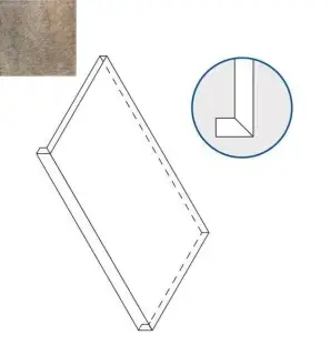 Ступени 620070000712 EMERALD X2 SCALINO FRONTALE 30x60