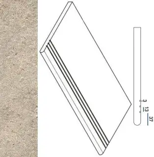 Ступени 620040000097 Ступень Эверстоун Дезерт закругленная левая грип Х2 30х60