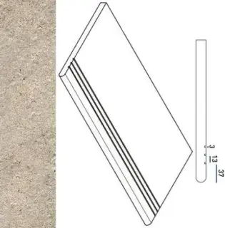 Ступени 620040000095 Ступень Эверстоун Дезерт закругленная грип Х2 30х60