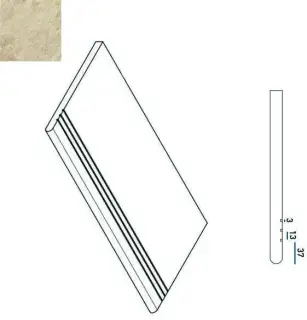 Ступени 620040000060 Climb ROPE GRADINO ROUND GRIP SX 30x60