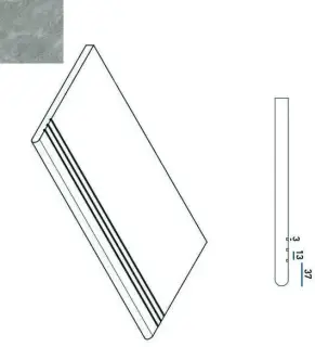 Ступени 620040000063 Climb ROCK GRADINO ROUND GRIP SX 30x60