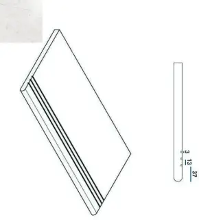 Ступени 620040000045 PURE GRADINO ROUND GRIP SX 30x60