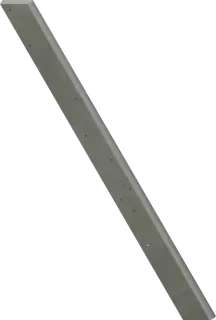 Керамогранит 610130007567 Avantgarde Black Battiscopa 7.2x80