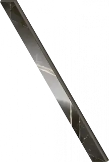 Керамогранит 610130007478 Stellaris Absolut Black Battiscopa Lux 7.2x80