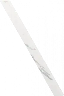 Керамогранит 610130007463 Stellaris Statuario White Battiscopa Nat 7.2x80