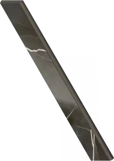 Керамогранит 610130007462 Stellaris Absolut Black Battiscopa Lap 7.2x60