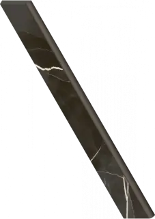 Керамогранит 610130007455 Stellaris Absolut Black Battiscopa Nat 7.2x60