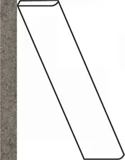 Керамогранит 610130005357 Discover Fume Battiscopa 7.2x60