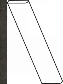 Керамогранит 610130005375 Voyager Black Battiscopa 7.2x60