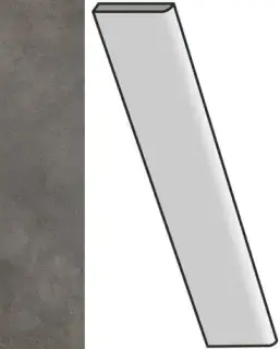 Керамогранит 610130004209 Millenium Black Battiscopa 7.2x80