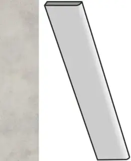 Керамогранит 610130004070 Millenium Silver Battiscopa 7.2x60