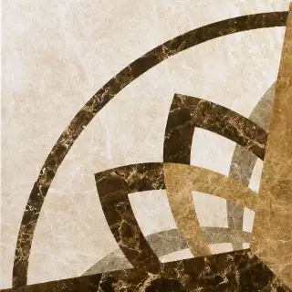 Керамогранит 610080000148 Elite White Inserto Blossom Lux 59x59