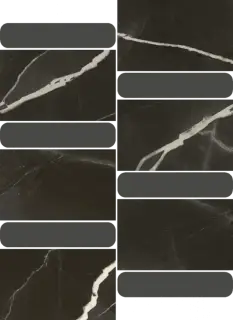 Мозаика 600110000980 Stellaris Black Mosaico Argan Lux 36.8x26.9