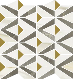 Мозаика 600110000976 Stellaris Grey Mosaico Orpheus Lux 33.8x31.5