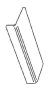 Ступени 51260 ELEMENTO L BEIGE CHIA 100x4x32