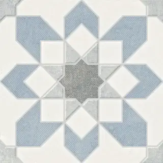Керамогранит 39600 Doha Blue Flower SP/22,3 22,3x22,3
