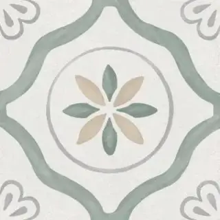 Керамогранит 3386036157 Sirocco Green Petals 9mm R10 22.3x22.3