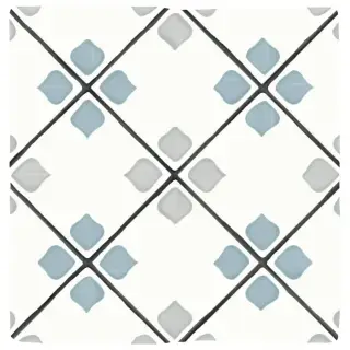 Керамогранит 31083 Tanger Silver Rhomb 12.3x12.3