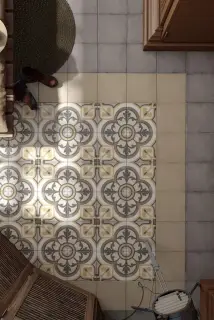 Керамогранит 24398 ART NOUVEAU CHARCOAL GREY 20*20