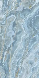 Керамогранит 173005 Onice Iride Cobalto Lap Ret 6mm 160x320