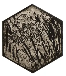 Керамогранит Rain Nero Hex 19.8x22.8