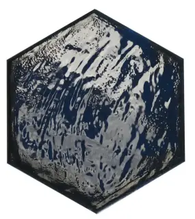 Керамогранит Rain Blue Hex 19.8x22.8