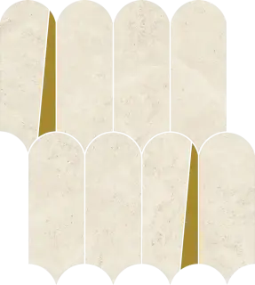 Мозаика 600110000947 Metropolis Royal Mosaico Elegant 6mm 32.5x36.1