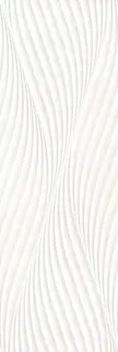 Плитка 40332 Salines Waves White/33,3X100X0,98/R 33.3x100