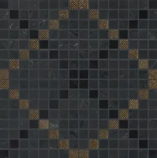 Плитка Newluxe Black Tessere Art 30,5х30,5