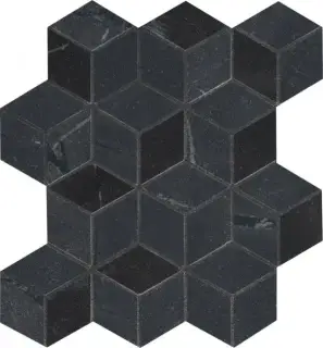 Плитка Newluxe Black Tessere Rombi 26х28