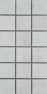 Мозаика Mk.Metallic White Natural 10mm 15x30