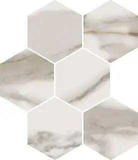 Керамогранит 620110000047 Charme Evo Calacatta Mosaico Hexagon 25x29