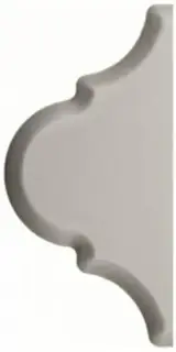 Плитка ADST8014 Arabesco Biselado Remate Graystone 7.5X15