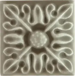 Плитка ADST4062 Taco Relieve Flor №2 Silver Sands 3x3