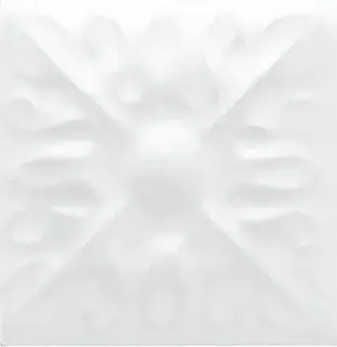 Плитка ADST4060 Taco Relieve Flor №2 Snow Cap 3x3