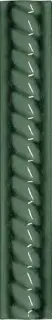 Плитка ADMO5188 Trenza PB C/C Verde Oscuro 2,5х15