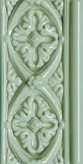 Плитка ADMO4005 Relieve Bizantino C/C Verde Claro 7.5X15