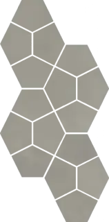 Мозаика 620110000184 Continuum Iron Mosaico Prism 41.3x20.5