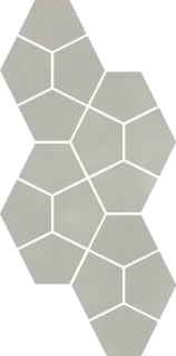 Мозаика 620110000183 Continuum Silver Mosaico Prism 41.3x20.5
