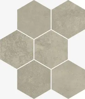 Мозаика 620110000108 Terraviva Грейдж Мозаика Гексагон Нат Рет 25x29