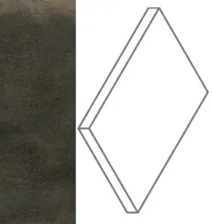 Ступени 620070002367 Continuum Brass Dark Scalino Angolare DX 33x160