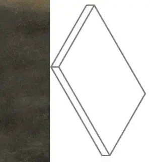 Ступени 620070002368 Continuum Brass Dark Scalino Angolare SX 33x160