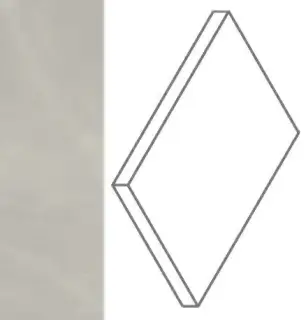 Ступени 620070002316 Continuum Silver Scalino Angolare DX 33x60