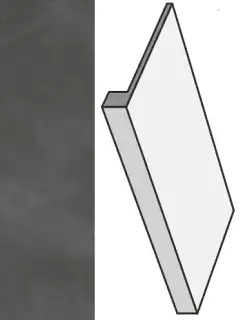 Ступени 620070002313 Continuum Petrol Scalino Frontale 33x60