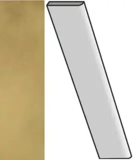 Керамогранит 610130005316 Continuum Brass Gold Battiscopa 7.2x80