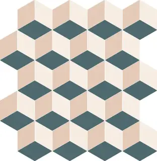 Плитка 600110000786 Element Mosaico Cube Cold 30,5x33