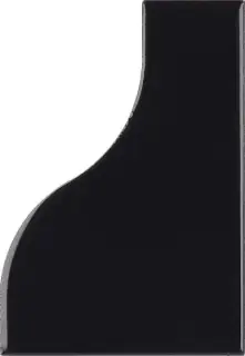 Плитка 28849 Curve Black Gloss 8,3x12