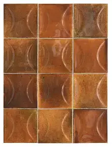 Плитка 30029 Arco Burnt Red 10х10
